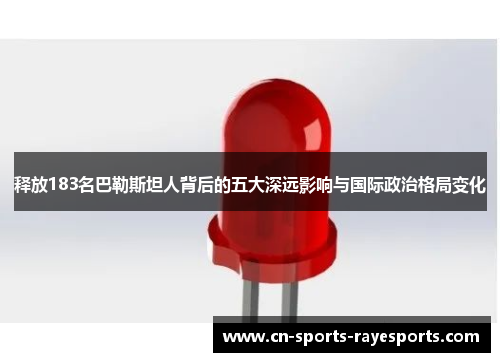 释放183名巴勒斯坦人背后的五大深远影响与国际政治格局变化 释放183名巴勒斯坦人背后的五大深远影响与国际政治格局变化